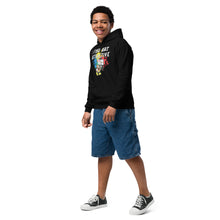 Load image into Gallery viewer, I Find Art Attractive - Ethan Palette - Coll #4.3 (Youth) Heavy Blend Hoodie * Avail In Black, Royal Blue
