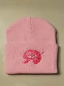 1 Color Palette - Pink - Unisex 12" Beanie Knit Cap