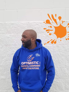 Optimistic Magnet -  Royal Blue - Unisex Hoodie **NOTE This Hoodie "RUN SMALL" Please Order A Size Bigger Than Your Normal Size.