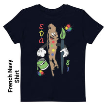 Load image into Gallery viewer, Ethan The Merman - Kids Paint Splash Coll #2 - Organic Cotton Kids T-Shirts (Avail In Other Colors)
