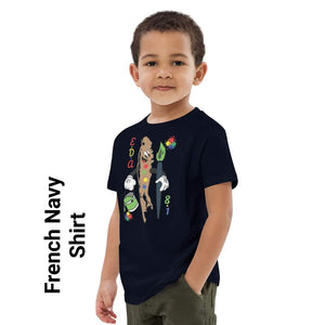 Ethan The Merman - Kids Paint Splash Coll #2 - Organic Cotton Kids T-Shirts (Avail In Other Colors)