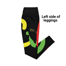 Load image into Gallery viewer, E.D.A 4 Colors Signature - Black - Wrap Around.2 - Leggings with pockets
