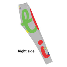 Load image into Gallery viewer, E.D.A 4 Colors Signature - Silver - Wrap Around With White Stitching - Yoga Leggings
