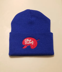 1 Color Palette - Royal Blue - Unisex 12" Beanie Knit Cap