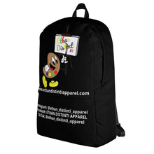 Load image into Gallery viewer, Ethan The Palette - Internet Links - Black - Backpack
