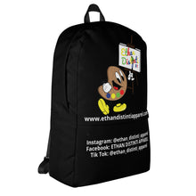 Load image into Gallery viewer, Ethan The Palette - Internet Links - Black - Backpack
