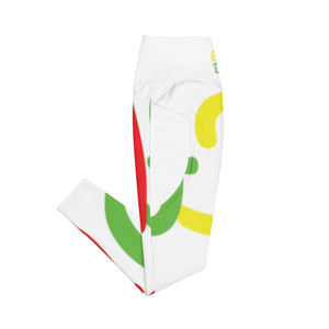 E.D.A 4 Colors Signature - White - Wrap Around.2 - Leggings with SIDE POCKETS