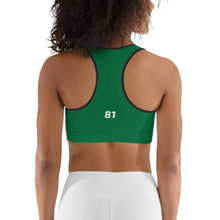 Load image into Gallery viewer, E.D.A Signature Rightside - Green 1 With Black Piping - Sports bra
