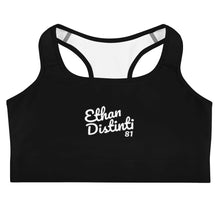 Load image into Gallery viewer, E.D.A Signature Revised  - Black - Sports bra
