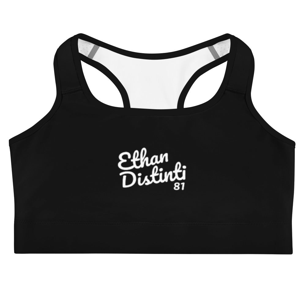 E.D.A Signature Revised  - Black - Sports bra