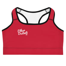 Load image into Gallery viewer, E.D.A Signature Rightside - Red With Black Piping - Sports bra
