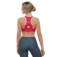 Load image into Gallery viewer, 9:15 Palette - Red - Sports bra
