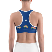 Load image into Gallery viewer, 9:15 Palette - Blue 2 - Sports bra
