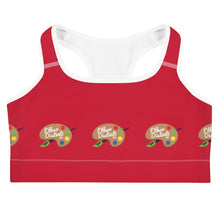 Load image into Gallery viewer, 9:15 Palette - Red - Sports bra
