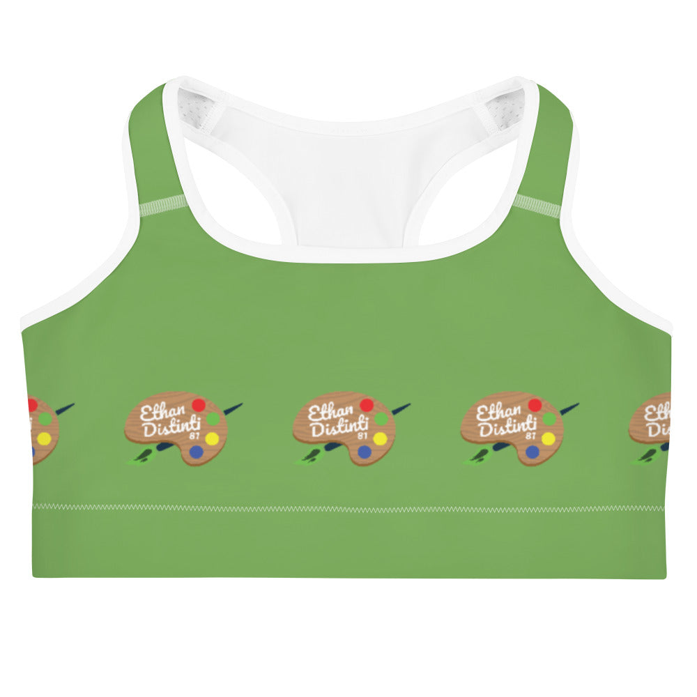 9:15 Palette - Green - Sports bra