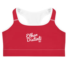 Load image into Gallery viewer, E.D.A Signature Revised  - Red - Sports bra
