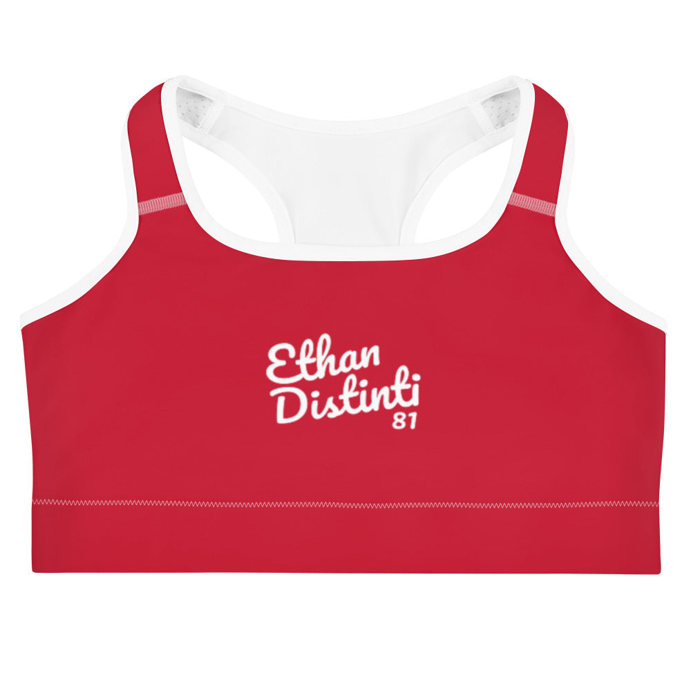 E.D.A Signature Revised  - Red - Sports bra