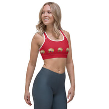 Load image into Gallery viewer, 9:15 Palette - Red - Sports bra
