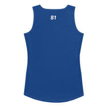 Load image into Gallery viewer, E.D.A Signature Revised - Blue 2 - Sublimation Cut &amp; Sew Tank Top
