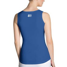 Load image into Gallery viewer, E.D.A Signature Revised - Blue 2 - Sublimation Cut &amp; Sew Tank Top
