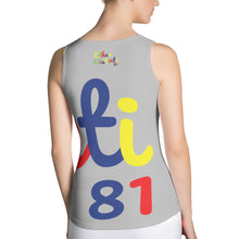 Load image into Gallery viewer, E.D.A 4 Colors Signature - Silver - Wrap Around With White Stiching - Women&#39;s   Tank Top
