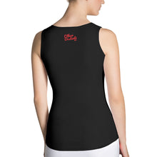 Load image into Gallery viewer, Art 101 - Black - Red Text - Women&#39;s Tank Top
