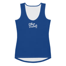 Load image into Gallery viewer, E.D.A Signature Revised - Blue 2 - Sublimation Cut &amp; Sew Tank Top
