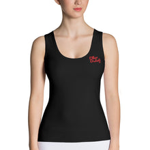 Load image into Gallery viewer, Art 101 - Black - Red Text - Women&#39;s Tank Top
