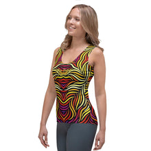 Load image into Gallery viewer, Tropic - Pacifico Font - Women&#39;s Sublimation Cut &amp; Sew Tank Top
