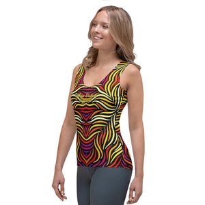 Tropic - Pacifico Font - Women's Sublimation Cut & Sew Tank Top