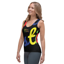 Load image into Gallery viewer, E.D.A 4 Colors Signature - Black - Wrap Around - Women&#39;s Tank Top
