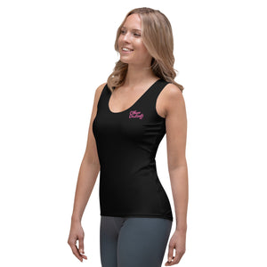 Art 101 - Black - Pink Text - Women's Tank Top