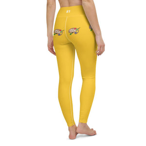 9:15 Palette - Yellow - Yoga Leggings