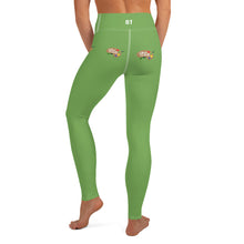 Load image into Gallery viewer, 9:15 Palette - Green - Yoga Leggings
