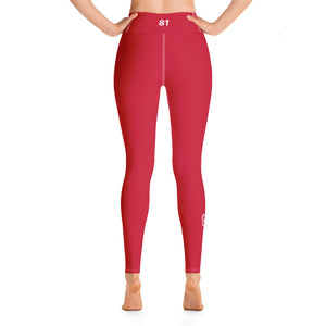 E.D.A Signature Revised - Red - Yoga Leggings