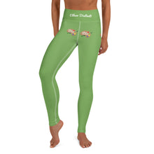 Load image into Gallery viewer, 9:15 Palette - Green - Yoga Leggings
