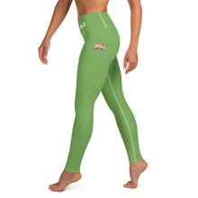 Load image into Gallery viewer, 9:15 Palette - Green - Yoga Leggings
