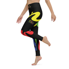 Load image into Gallery viewer, E.D.A 4 Colors Signature - Black - Wrap Around With Black Stitching - Yoga Leggings
