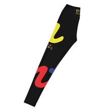 Load image into Gallery viewer, E.D.A 4 Colors Signature - Black - Wrap Around With Black Stitching - Yoga Leggings
