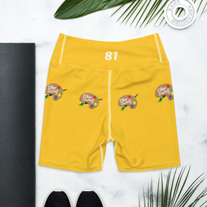 9:15 Palette - Yellow - Yoga Shorts