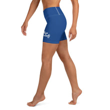 Load image into Gallery viewer, E.D.A Signature Revised - Blue 2 - White Stitching - Yoga Shorts
