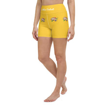 Load image into Gallery viewer, 9:15 Palette - Yellow - Yoga Shorts
