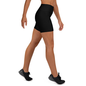 E.D.A Signature Revised - Black - Black Stitching - Yoga Shorts