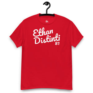 *E.D.A Signature - BIG PRINT - Red - White Text - Unisex Classic Tee