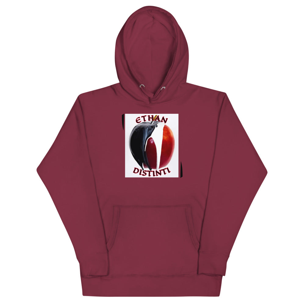 Painted Apple - Color : Maroon - Unisex Hoodie *NOTE : This Item 