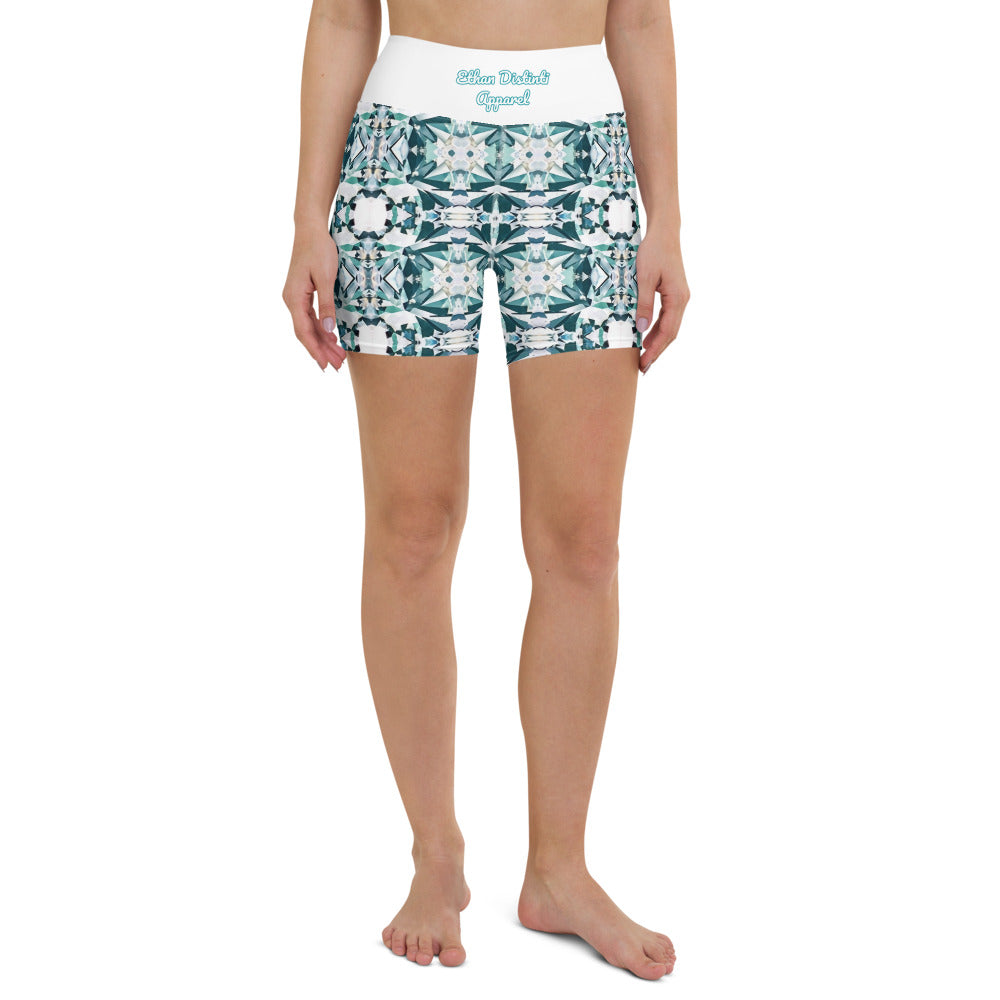 Diamonds - pacifico font - Yoga Shorts