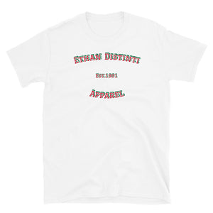 Graduate #2 - White With Red Text , Green Outline - Short-Sleeve Unisex T-Shirt