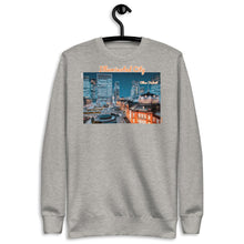 Load image into Gallery viewer, Illuminated City - Color : Carbon Grey - Unisex Fleece Pullover *NOTE : This Item &quot;Run Small&quot; Order A Size Bigger Than Your Size.

