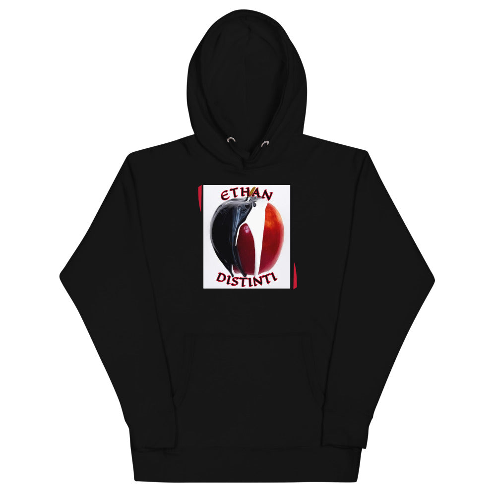 Painted Apple - Color : Black - Unisex Hoodie *NOTE : This Item 