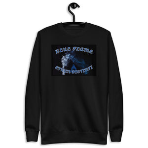 Blue Flame - Color : Black -  Unisex Fleece Pullover *NOTE : This Item "Run Small" Order A Size Bigger Than Your Size.